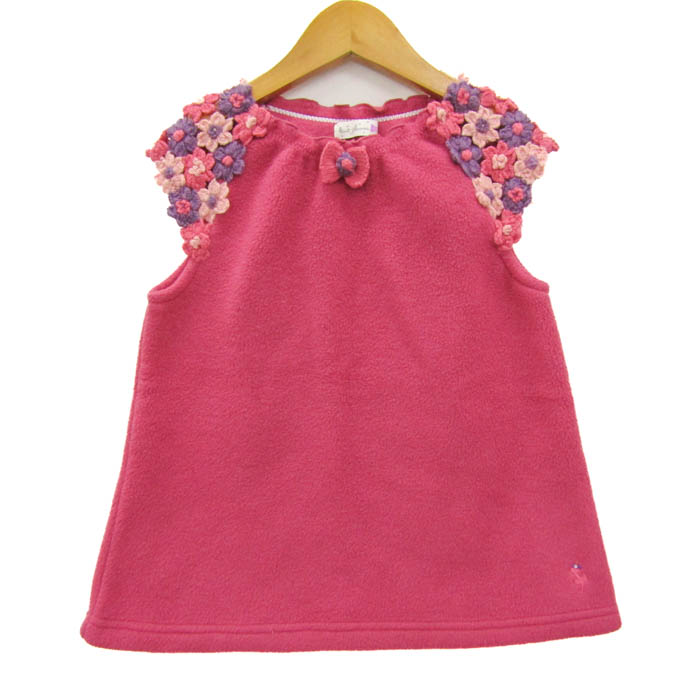 ニットプランナー ワンピース トップス チュニック フリース KP キッズ