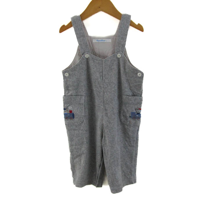 【新品未使用】ファミリア　サロペット　90 ファミリア サロペット ツナギ 日本製 ベビー 男の子用 90サイズ