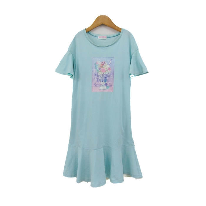 メゾピアノ　ワンピース　140 メゾピアノジュニア 猫ワンピース 140 - メルカリ