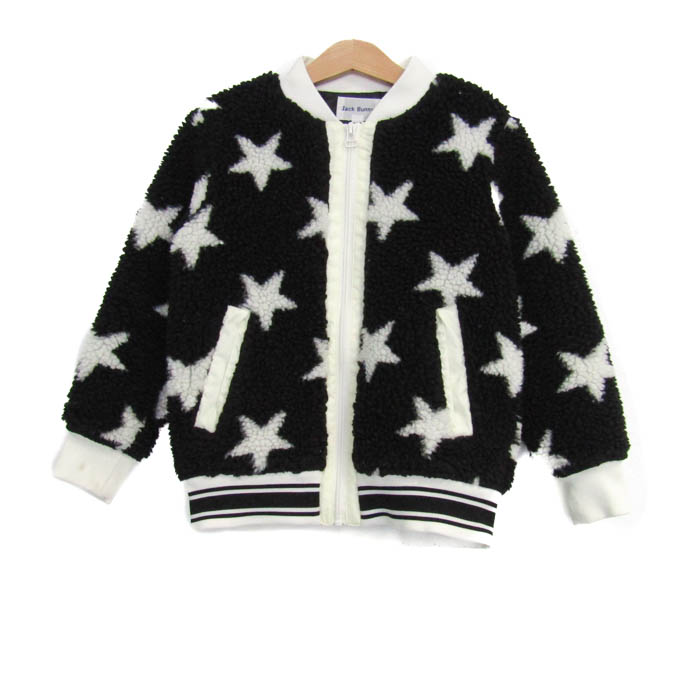 ジャックバニー 星ボアブルゾン Jack Bunny!! 星柄ボアジャケット