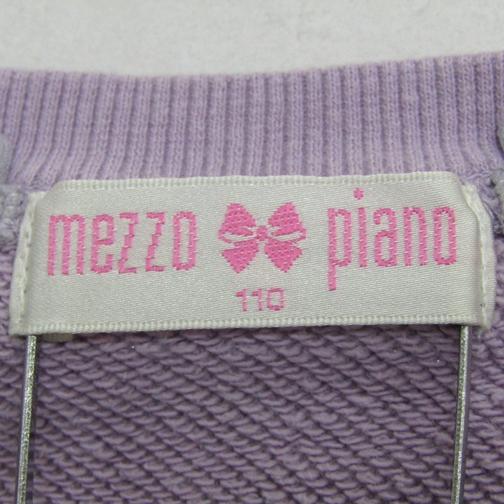 販売 公式 mezzo piano 薄紫 リボン付きジャケット 110 【公式通販】