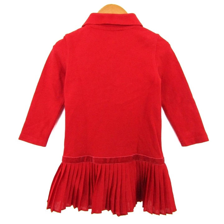 ラルフローレン ポロワンピース トップス 長袖 プリーツスカート