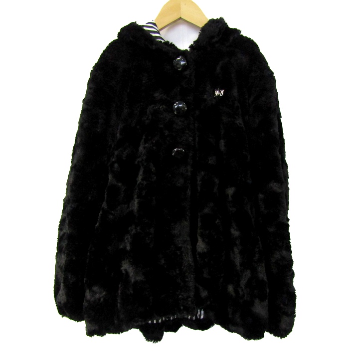 メゾピアノ パーカー トップス ファージャケット キッズ 女の子用 M 
