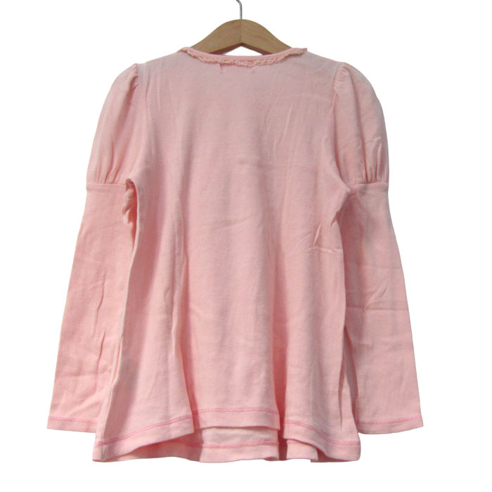 メゾピアノ 長袖Tシャツ トップス チュールリボン キッズ 女の子用