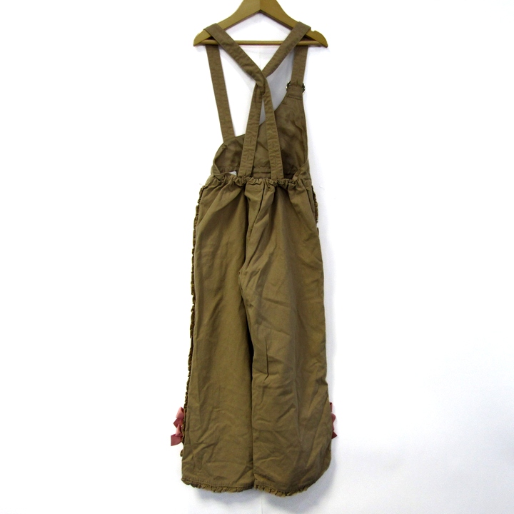 120 メゾピアノ 未使用 エプロン付きパンツ キッズ服(100cm~) 120 メゾピアノ 未使用 エプロン付きパンツ