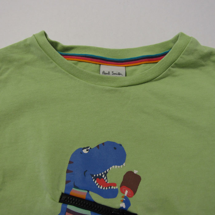 ポールスミス 半袖Tシャツ トップス 恐竜 コットンT キッズ 男の子用