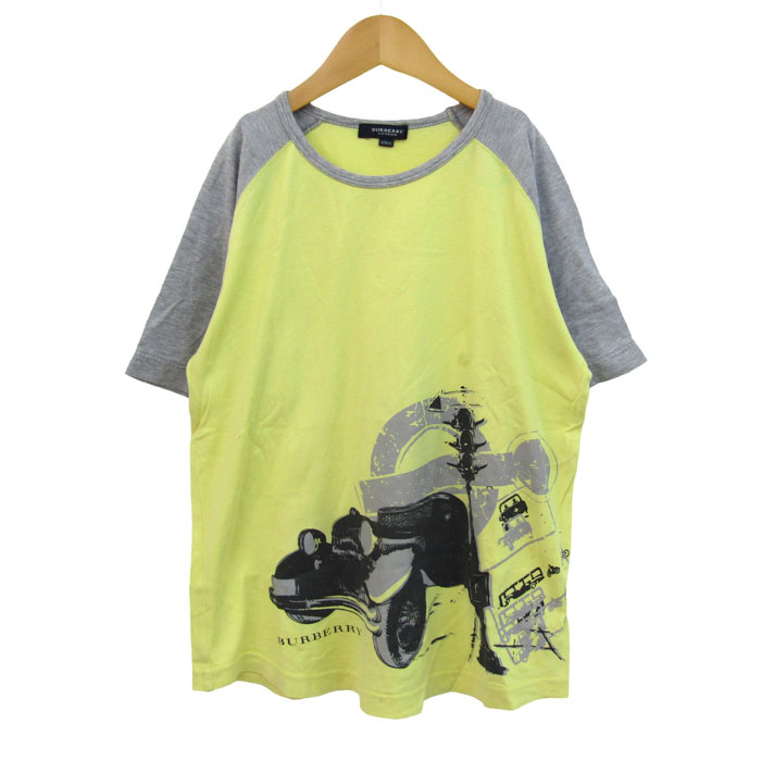 バーバリーロンドン 半袖Tシャツ トップス ラグランスリーブ コットン