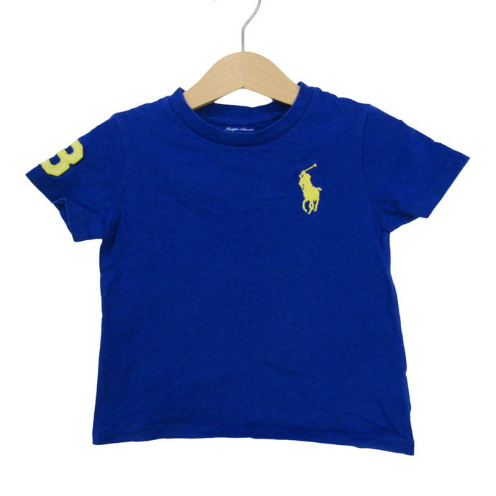 ポロラルフローレン ブルゾン ジャケット アウター ニット ビッグポニー キッズ 男の子用 4/4Tサイズ ネイビー POLO RALPH LAUREN 【中古】 ラルフローレン ダブルニットＢＢジャケット - ラルフローレン子供服専門 - ベビー・キッズ子供服【ポニールーム】