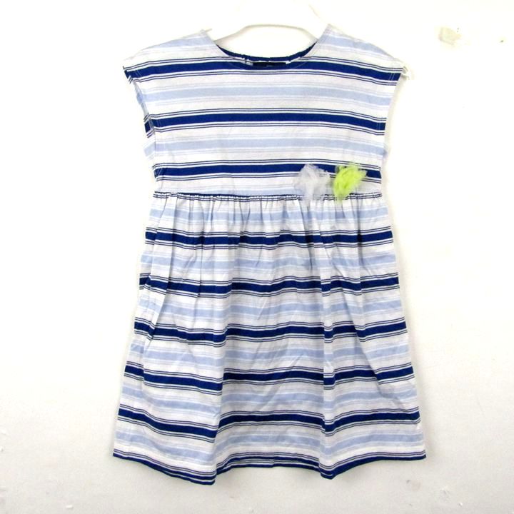 ベベ ノースリーブワンピース ボーダー トップス キッズ 女の子用 110 