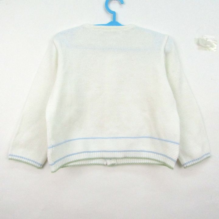 ファミリア カーディガン 長袖 刺繍 トップス ベビー 女の子用 90 