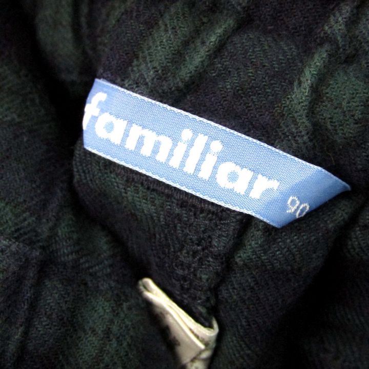 familiar チェック柄 ハーフパンツ 90 Familiar Check Style ｜ファミリアファミリア芦屋モンテメール