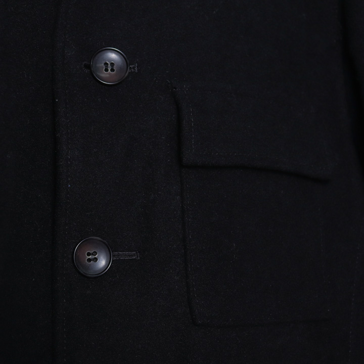 ジャーナルスタンダード ジャケットコート ボタン留め ウール混 アウター 日本製 メンズ Lサイズ ブラック JOURNAL STANDARD  【中古】 - SMASELL（スマセル）公式通販／サスティナブルアウトレットモール スマセル