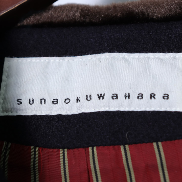 sunao kuwahara ウールジャケット 紺 I.S. フード メンズ   【211116】 【PD】商品詳細