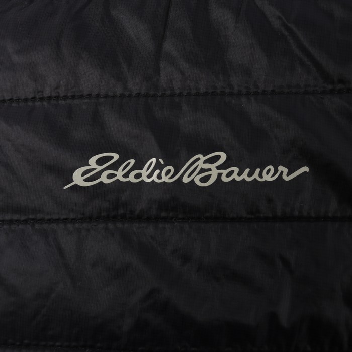 エディーバウアー イグナイトライトジャケット リバーシブル 中綿 無地 アウター メンズ Lサイズ ブラック Eddie Bauer