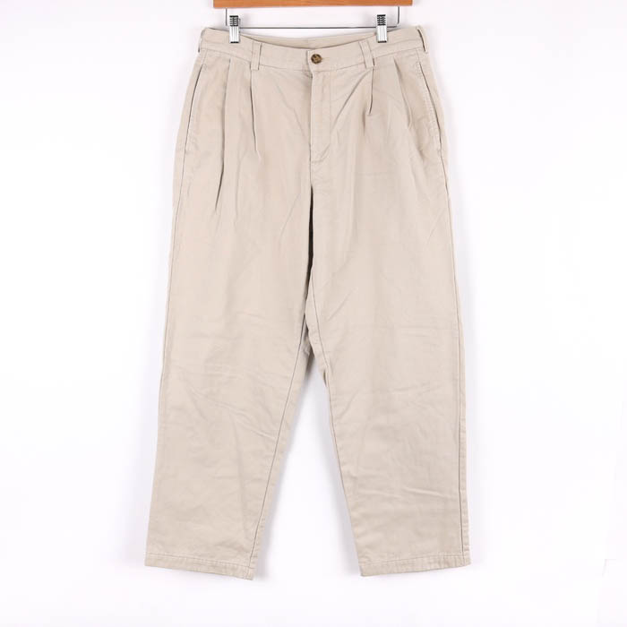 L.L.Bean 2way cotton pants beige M