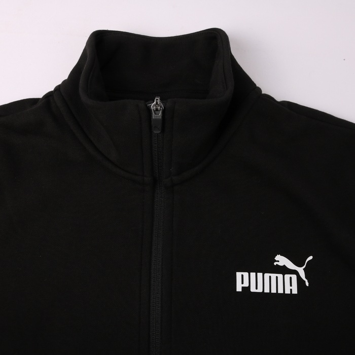 プーマ 長袖ジャージ スウェット スエット ワンポイントロゴ トップス メンズ Mサイズ ブラック PUMA 【中古】 PUMA  USED/古着（その他トップス）｜PUMAのUSED/古着通販サイト SMASELL（スマセル）