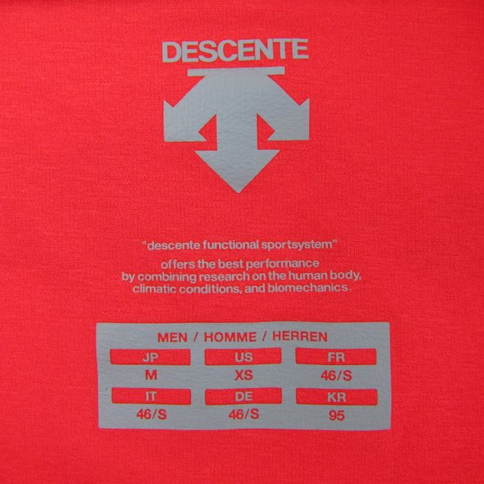 デサント 半袖Tシャツ グラフィックT スポーツウェア トップス メンズ Mサイズ オレンジ DESCENTE 【中古】 DESCENTE  USED/古着（Tシャツ/カットソー）｜DESCENTEのUSED/古着通販サイト SMASELL（スマセル）