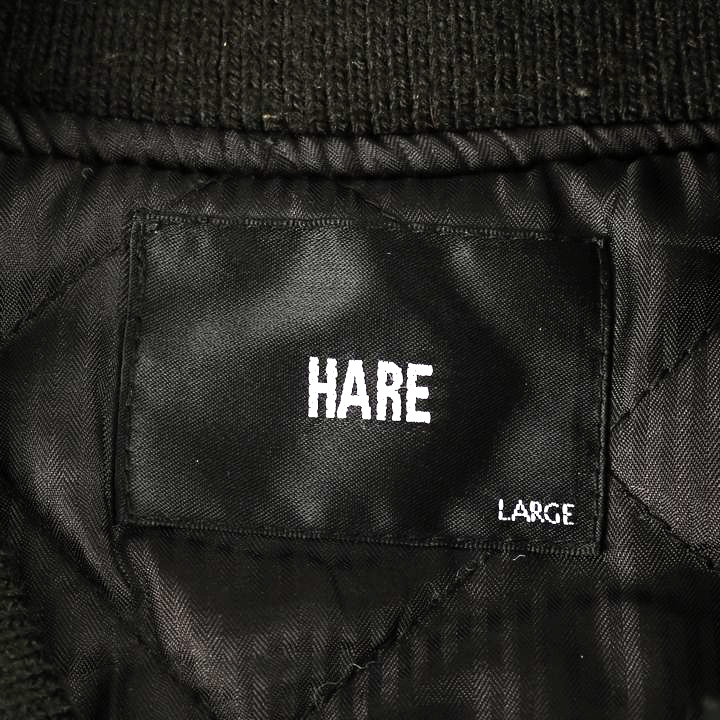 【新品】HARE メンズ　サイズL BLACK