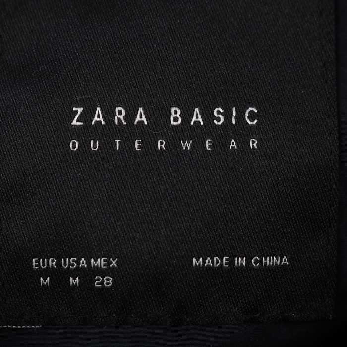 ザラベーシック ワンピース フレンチスリーブ ラウンドネック フォーマル ストレッチ レディース USA Sサイズ ネイビー ZARA BASIC