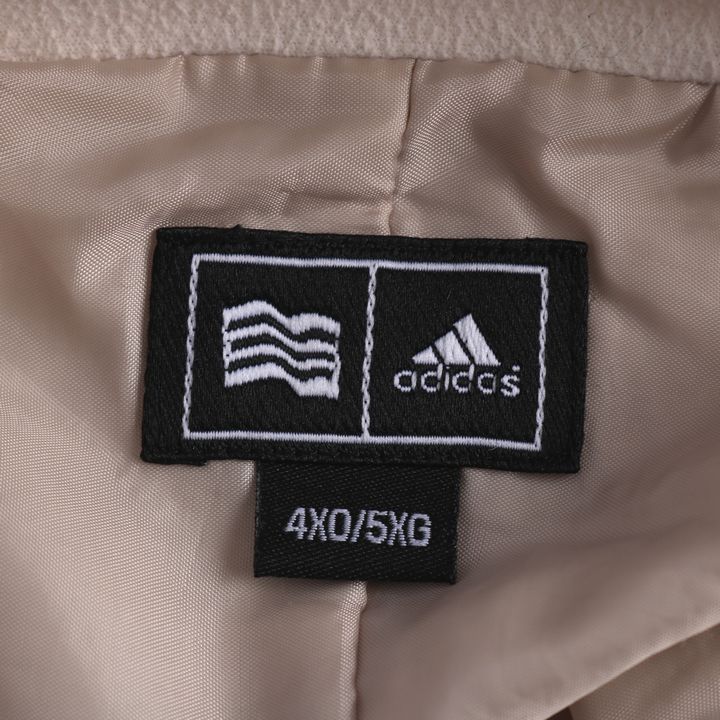 adidas アディダス ビッグサイズ 黒 ナイロンジャケット アウター 4XO