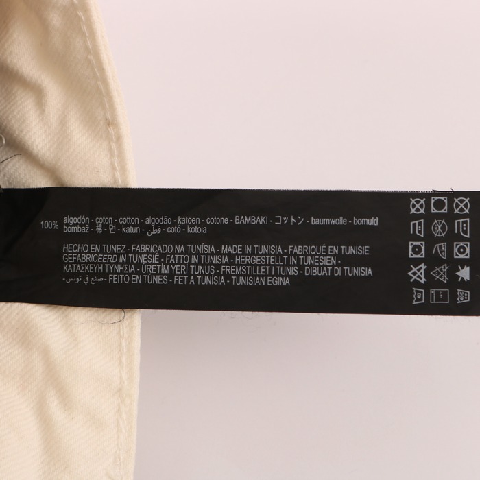 ザラ ホワイトデニム ジーンズ ストレート カジュアル ボトムス コットン100％ レディース EUR34サイズ ホワイト ZARA 【中古】  ZARA USED/古着（その他パンツ）｜ZARAのUSED/古着通販サイト SMASELL（スマセル）