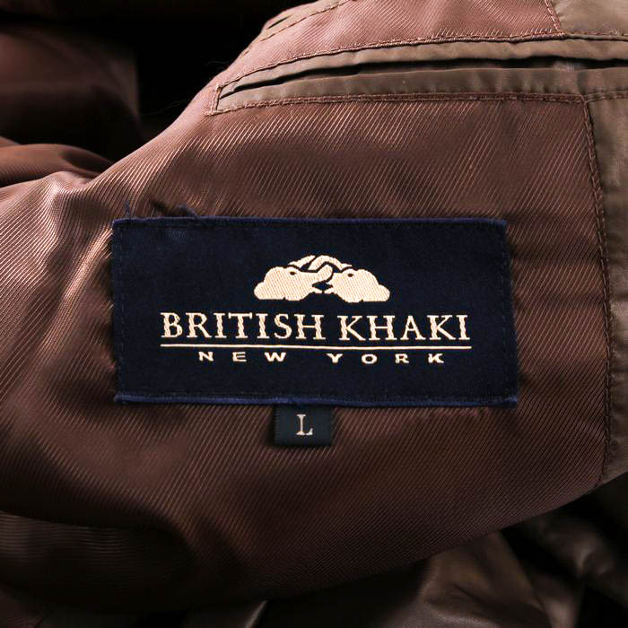 ブリティッシュカーキ 中綿ジャケット ブルゾン スタンドカラー 無地 コート アウター メンズ Lサイズ カーキ BRITISH KHAKI 【中古】｜BRITISH  KHAKI｜店舗買取｜ジャケット/アウター＞その他アウター｜USEDのアパレル通販サイト - SMASELL（スマセル）