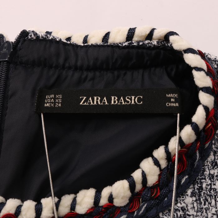ZARA 半袖トップス XSサイズ 黒 - シャツ