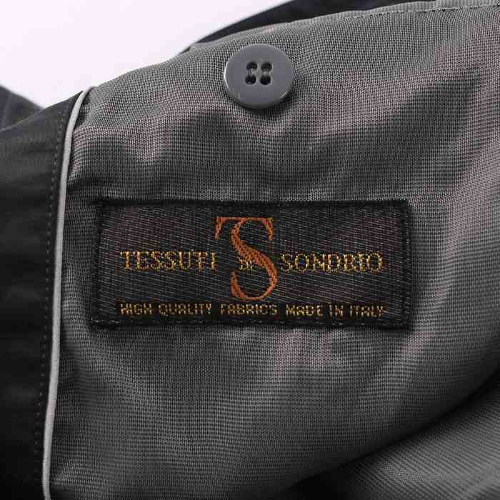 テッスーティディソンドリオ スタンドカラージャケット イタリア高品質