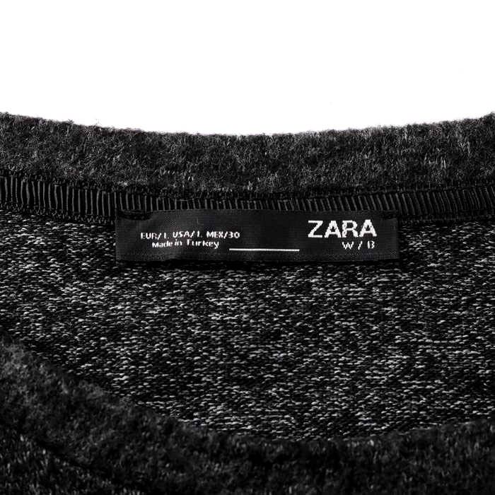 新品 ZARA ニットシャツ Lサイズ