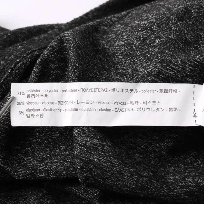 ザラ カットソー シャツ ニット 長袖 ストレッチ 無地 トップス レディース Lサイズ グレー ZARA ザラ カットソー シャツ ニット 長袖 ストレッチ 無地 トップス