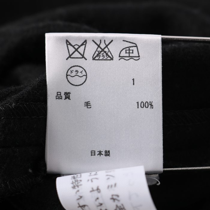 【mizuiro-ind】ウールワンピース　日本製　ひざ丈