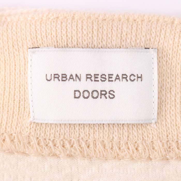 アーバンリサーチ ニット セーター 長袖  ウール混 無地 トップス 日本製 白 レディース ONEサイズ オフホワイト URBAN RESEARCH アーバンリサーチ ニット セーター 長袖 ウール混 無地 トップス