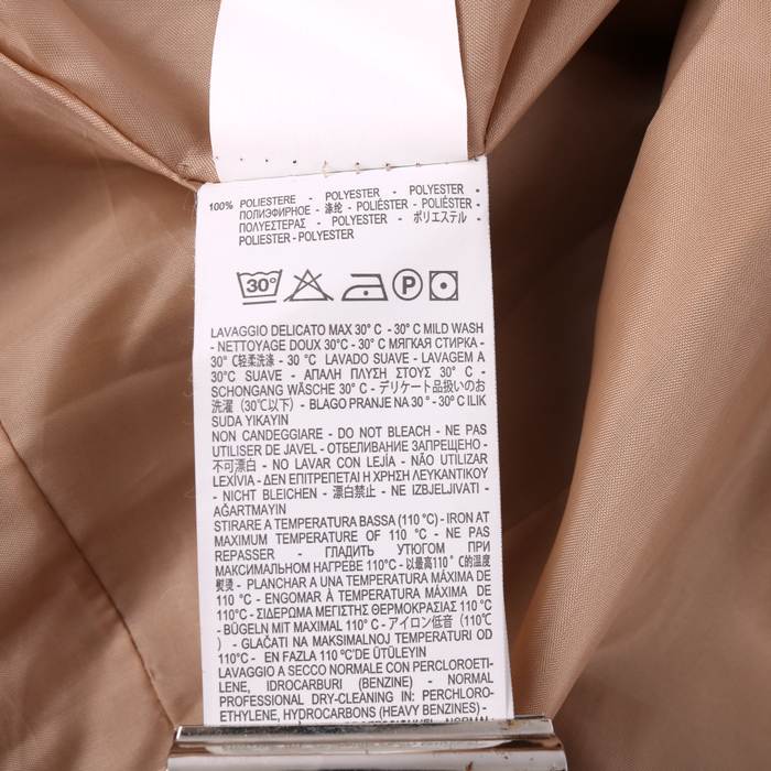 リナシメント 本皮 レザージャケット S 黒×白 Rinascimento イタリア製 レディース   【R221014】49cm身幅