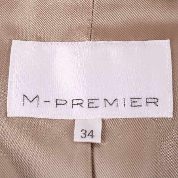 M-PREMIER エムプルミエ　ケープ　白　34サイズ