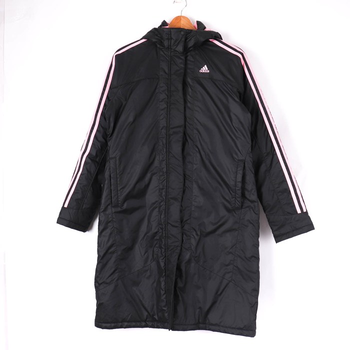 ☆adidas アディダス☆裏ボア☆ベンチコート中綿入☆150 - コート