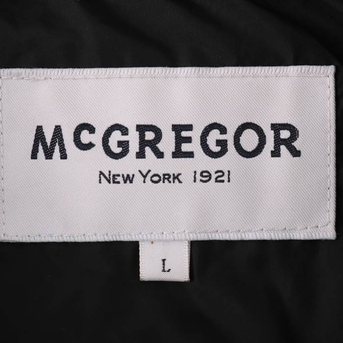 マックレガー ブルゾン ジャケット 中綿 キルティング 無地 アウター 黒 レディース Lサイズ ブラック McGregor