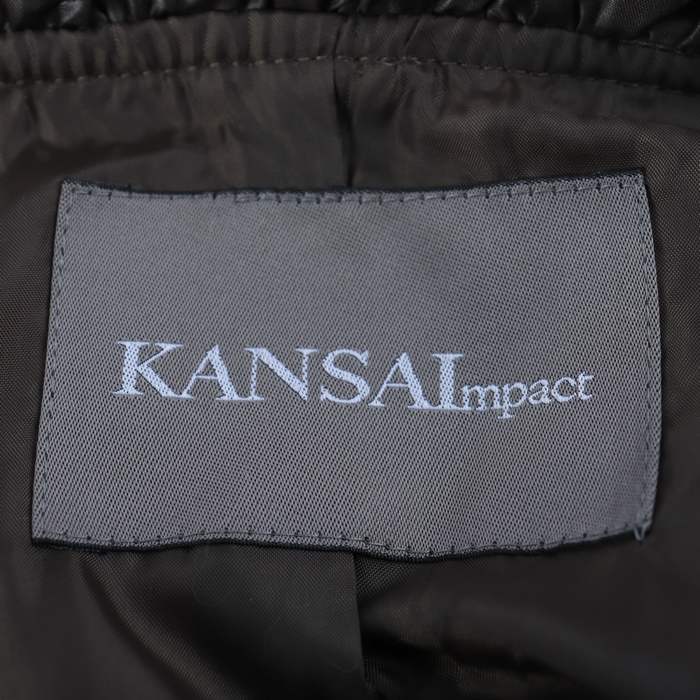 カンサイインパクト ダウンジャケット ダウンコート リアルファー アウター レディース Fサイズ カーキ KANSAImpact 【中古】｜ KANSAImpact｜店舗買取｜ジャケット/アウター＞その他アウター｜USEDのアパレル通販サイト - SMASELL（スマセル）