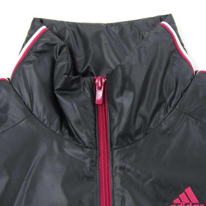 ★アディダス★中綿入りジップジャケットM/黒adidasメンズゴルフウェアブルゾンジャンパーテーラーメイドブラックCLIMAPROOF
