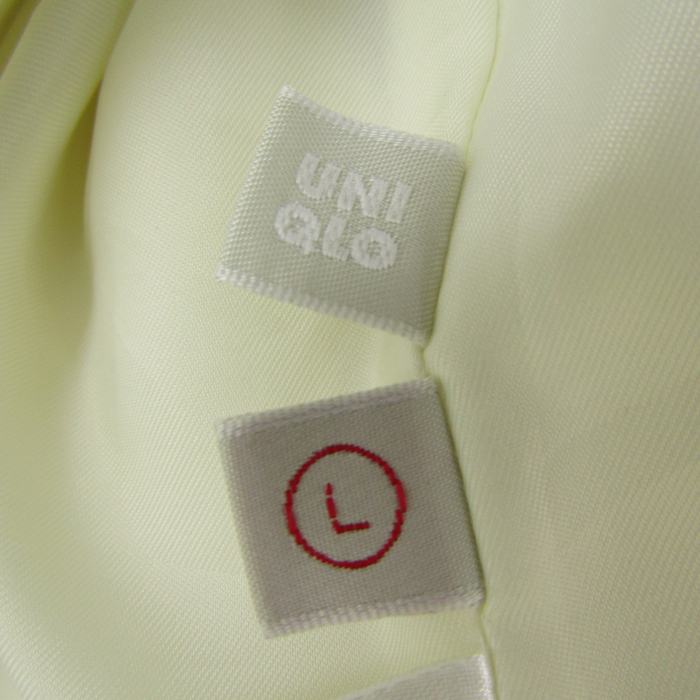 UNIQLO フード付きホワイトジャケット　L UNIQLO】ユニクロ ウルトラライトダウン フード付きジャケット