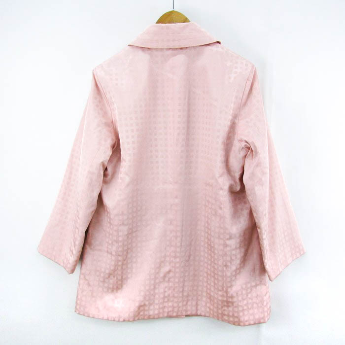 ラピーヌブランシュ カバーオール ジャケット スプリングコート シルク  