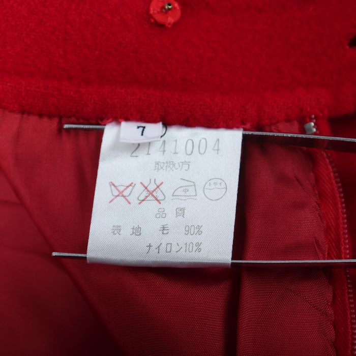 タイトスカート ef-deスカート 毛カシミヤ混 おとなしかっ