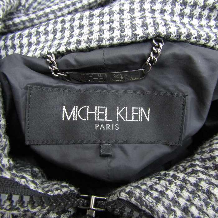 ミッシェルクラン ダウンジャケット コート アウター フードファーなし レディース 38サイズ グレー系×ブラック系 MICHEL KLEIN  【中古】｜MICHEL KLEIN｜店舗買取｜ジャケット/アウター＞その他アウター｜USEDのアパレル通販サイト - SMASELL（スマセル）