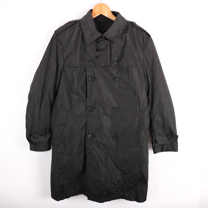 SHIPS》シップス（38）M相当オレンジブラウンベルト付きロングコート  