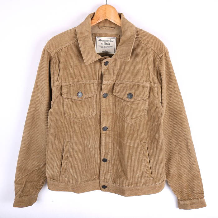 アバクロンビー＆フィッチ ブルゾン ジャケット コットン100% アウター レディース Lサイズ ブラウン系 Abercrombie&Fitch  【中古】｜Abercrombie&Fitch｜店舗買取｜ジャケット/アウター＞その他アウター｜USEDのアパレル通販サイト -  SMASELL（スマセル）