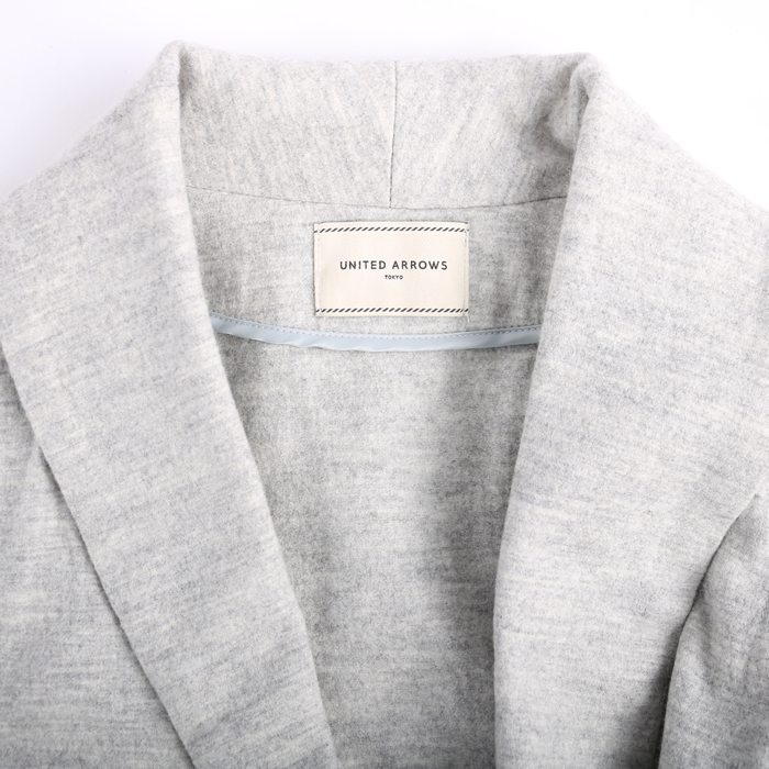 ユナイテッドアローズ ガウンコート ウール100% ブランド アウター  