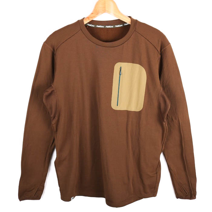 フィールドコア 長袖Tシャツ トップス 胸ポケット ワークマン メンズ