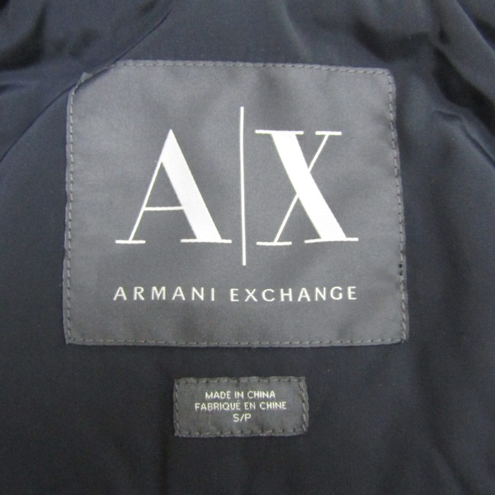 アルマーニエクスチェンジ テーラードジャケット フォーマル アウター メンズ Sサイズ ネイビー ARMANI EXCHANGE 【中古】｜ARMANI  EXCHANGE｜店舗買取｜ジャケット/アウター＞その他アウター｜USEDのアパレル通販サイト - SMASELL（スマセル）