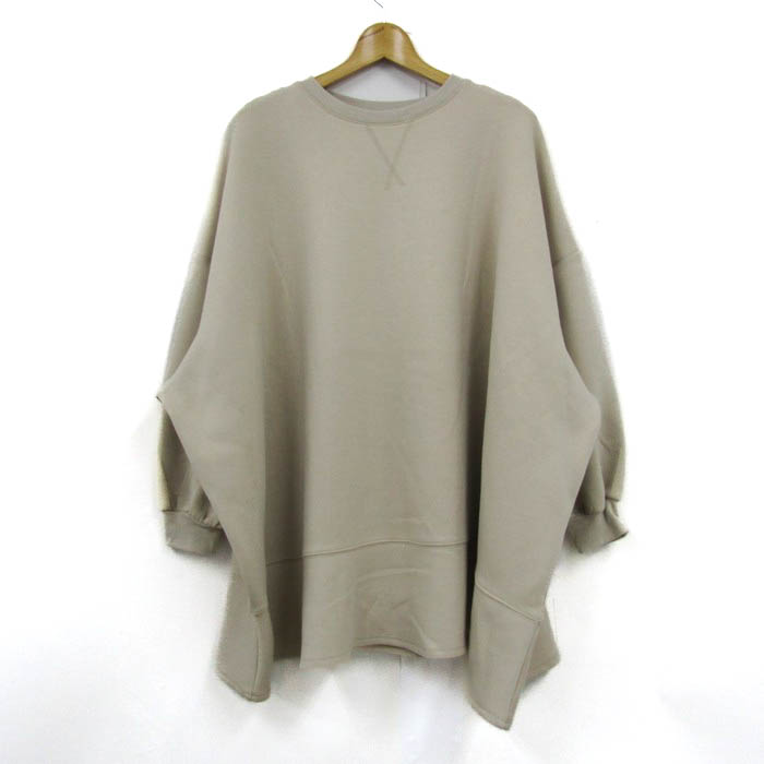 ヘザー スウェット トレーナー 長袖 ストレッチ トップス レディース F