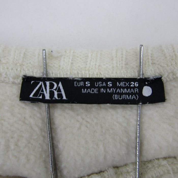 ザラ スウェット トレーナー 長袖 裏起毛 トップス 白 レディース Sサイズ ホワイト ZARA 【中古】｜ZARA｜店舗買取｜その他＞その他｜USEDのアパレル通販サイト  - SMASELL（スマセル）