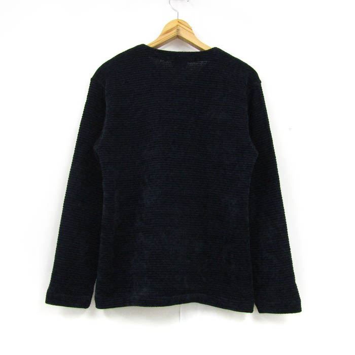 古着　美品　ビームス　BEAMS ニット　M ネイビー　　せAB13 BEAMS (ビームス) ニット ネイビー サイズ:S
